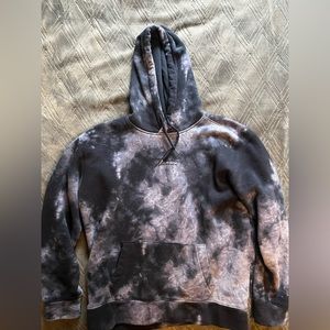 Hollister Navy Blue Tie Dye Hoodie | Size L